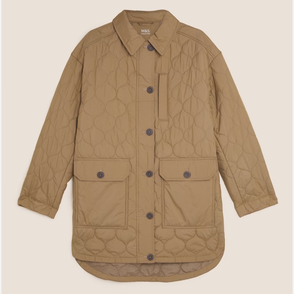 Marks & Spencer Longline Quilted Jacket